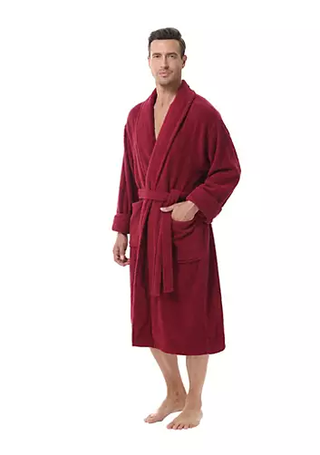 Thumbnail 5: Ink + Ivy INK + IVY Mens Solid Cotton Robe 