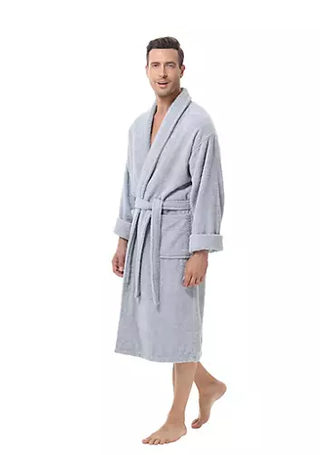 Thumbnail 4: Ink + Ivy INK + IVY Mens Solid Cotton Robe 