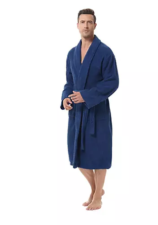 Thumbnail 4: Ink + Ivy INK + IVY Mens Solid Cotton Robe 