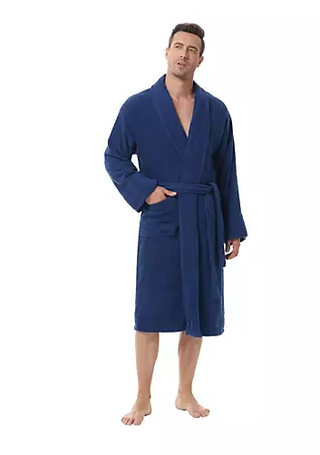 Thumbnail 5: Ink + Ivy INK + IVY Mens Solid Cotton Robe 