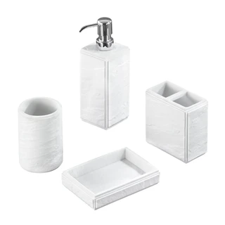 Thumbnail 1: Nicole Miller Nicole Miller Zen 4 Pc. Bath Set 