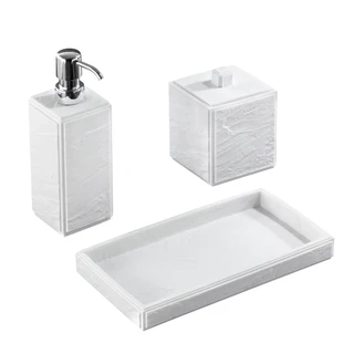 Thumbnail 1: Nicole Miller Nicole Miller Zen 3 Pc. Bath Set 