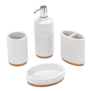 Thumbnail 1: Nicole Miller Nicole Miller Lena 4 Pc. Bath Set 