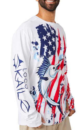Thumbnail 3: Loco Skailz Loco Skailz Mens Performance Long Sleeve Print Shirt 
