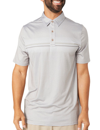 Thumbnail 1: FLAG AND ANTHEM Mens Peoria Stripe Golf Polo Shirt 