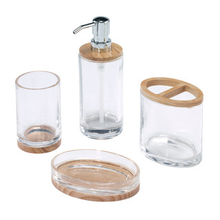 Thumbnail 1: IZOD Izod Cove Clear 4 Pc. Bath Set 