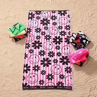 Thumbnail 3: Betsey Johnson Betsey Johnson Smiley Daisy Beach Towel 