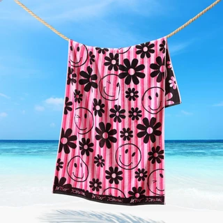 Thumbnail 2: Betsey Johnson Betsey Johnson Smiley Daisy Beach Towel 