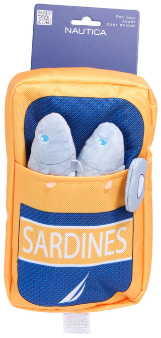 Thumbnail 1: Nautica Nautica 11 in Sardine Can Pet Toy 