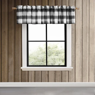 Thumbnail 1: Eddie Bauer Eddie Bauer Canyon Plaid Pole Top Valance  86x15 