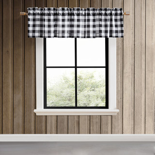 Thumbnail 1: Eddie Bauer Eddie Bauer Mountain Plaid Pole Top Valance 86x15 