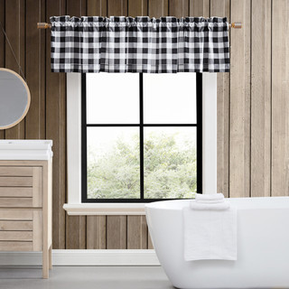 Thumbnail 3: Eddie Bauer Eddie Bauer Mountain Plaid Pole Top Valance 86x15 