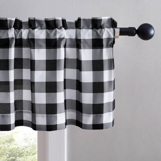 Thumbnail 6: Eddie Bauer Eddie Bauer Mountain Plaid Pole Top Valance 86x15 