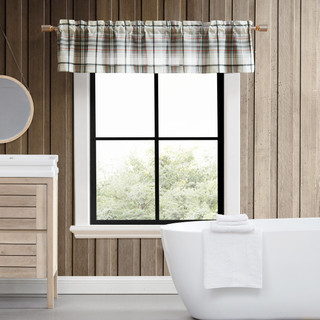 Thumbnail 3: Eddie Bauer Eddie Bauer Alder Plaid Pole Top Valance 86x15 