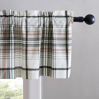 Thumbnail 6: Eddie Bauer Eddie Bauer Alder Plaid Pole Top Valance 86x15 