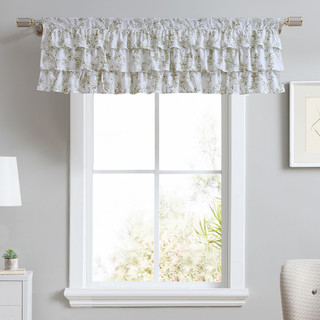 Thumbnail 2: Laura Ashley Laura Ashley Lindy Pole Top Valance 