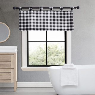 Thumbnail 3: Eddie Bauer Eddie Bauer Mountain Plaid Tab Top Valance 50x20 