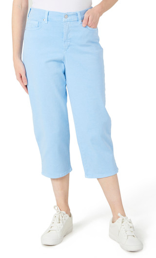 Thumbnail 1: Gloria Vanderbilt Gloria Vanderbilt Womens 21 in. Amanda Sunkissed Capris 