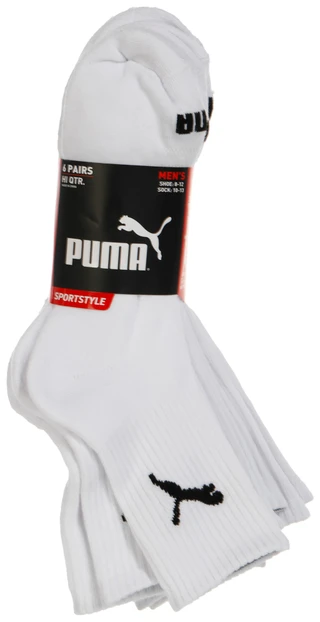 Thumbnail 1: Puma Puma Mens 6-Pr. 1/2 Terry High Quarter Crew Sportstyle Socks 