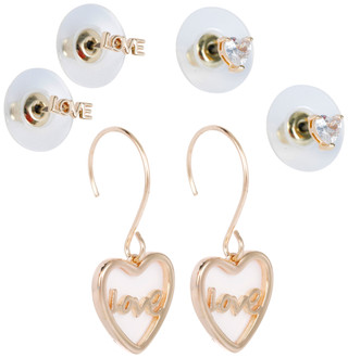 Thumbnail 1: LONNA & LILLY Lonna & Lilly Heart Earrings 
