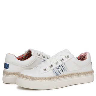 Thumbnail 7: White Multi Twill