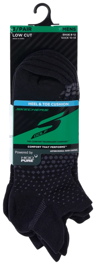 Thumbnail 1: Skechers Golf Sketchers Golf Mens 3 Pk Low-Cut Socks 