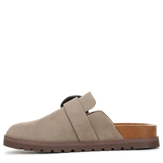 Thumbnail 6: Taupe Faux Suede