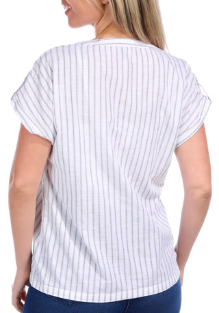 Thumbnail 6: Dash Dash Womens Short Sleeve Striped Top 