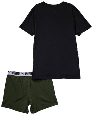 Thumbnail 2: Puma Puma Mens 2 Pc Knit Boxer & Tee Lounge Set 