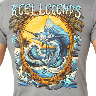 Thumbnail 2: REEL LEGENDS Reel Legends Mens Tropical Fish T-Shirt 