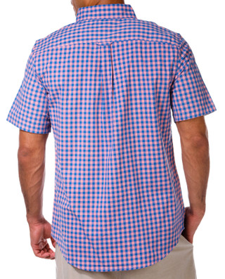Thumbnail 3: CHAPS Chaps Mens Short Sleeve Gingham Button Down Shirt 
