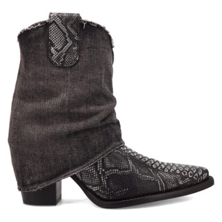 Thumbnail 4: Dingo Dingo Womens Denim Dream Leather Bootie 