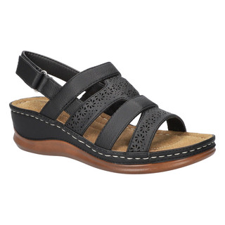 Thumbnail 1: Easy Street Easy Street Womens Alexi Slingback Wedge Sandals 