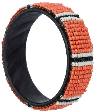 Thumbnail 2: INK + ALLOY Ink + Alloy Stacy Striped Beaded Bangle Bracelet 