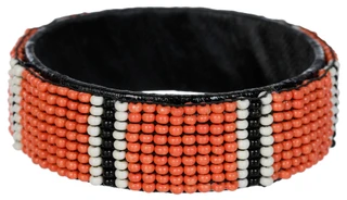 Thumbnail 1: INK + ALLOY Ink + Alloy Stacy Striped Beaded Bangle Bracelet 