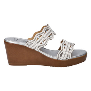 Thumbnail 4: Easy Street Tuscany Womens Selva Wedge Sandals 