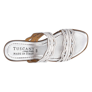 Thumbnail 14: Easy Street Tuscany Womens Selva Wedge Sandals 