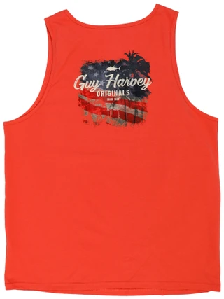 Thumbnail 1: Guy Harvey Guy Harvey Mens Patriotic Print Tank Top 