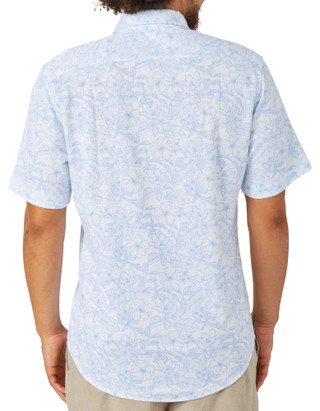 Thumbnail 2: TAILORBYRD Tailorbyrd Mens Tropical Tonal Button Down Shirt 