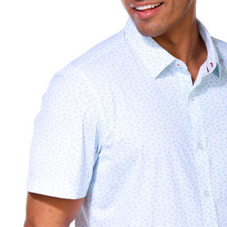 Thumbnail 2: FLAG AND ANTHEM Men's Short Sleeve Madeflex Buttoned Shirt 