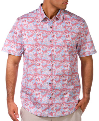 Thumbnail 8: FLAG AND ANTHEM Men's Print Buttoned Short Sleeve Shirt 