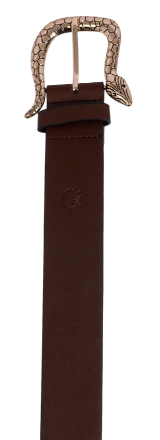 Thumbnail 2: Gloria Vanderbilt Glorida Vanderbilt Womens Snake Buckle Bonded Leather Belt 