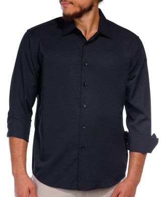 Thumbnail 3: Ben Sherman Ben Sherman Mens Long Sleeve Micro Textured Buttoned Shirt 