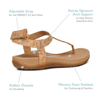 Thumbnail 20: AETREX Aetrex Womens Jane Sandals 
