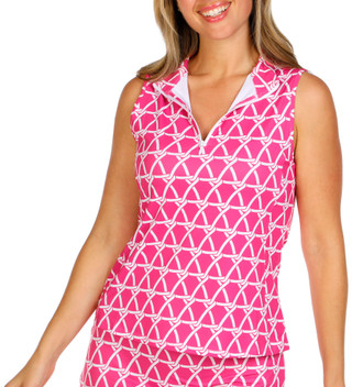 Thumbnail 2: GOTTEX Gottex Womens Active Print Mock Neck Tank Top 