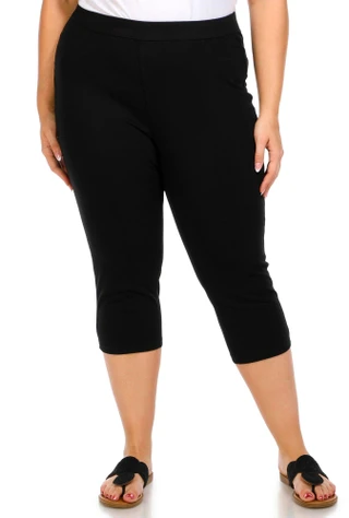 Thumbnail 1: ZAC AND RACHEL Zac and Rachel Plus Slim Leg Ultra Stretch Capris 