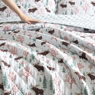 Thumbnail 15: Eddie Bauer Eddie Bauer Mountain Moose Quilt & Sham Set 
