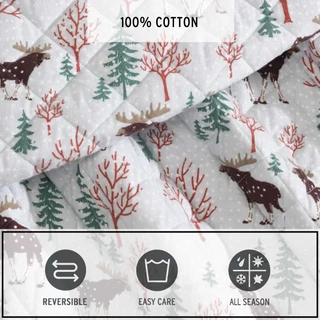 Thumbnail 14: Eddie Bauer Eddie Bauer Mountain Moose Quilt & Sham Set 