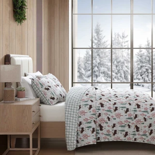 Thumbnail 6: Eddie Bauer Eddie Bauer Mountain Moose Quilt & Sham Set 