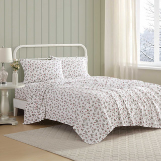 Thumbnail 1: Laura Ashley Laura Ashley Berry Bright Cotton Sheet Set 